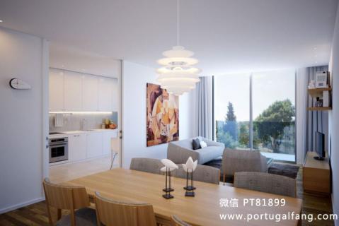 葡萄牙投资移民 葡萄牙房产 葡萄牙移民房产 移民房产 葡萄牙留学 波尔图新盘在建公寓出售21.5万€，3室2卫近购物商场