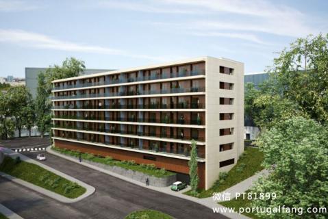 葡萄牙投资移民 葡萄牙房产 葡萄牙移民房产 移民房产 葡萄牙留学 波尔图新盘在建公寓出售18.5万€2室1卫98m²停车位阳台