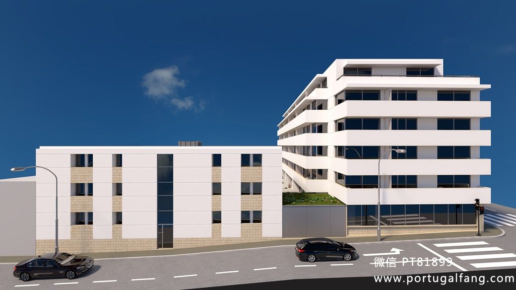 Porto新盘在建优质公寓出售19.9万€，T1房间1WC精装修110m²。 葡萄牙投资移民 葡萄牙房产 葡萄牙移民房产 移民房产 葡萄牙留学