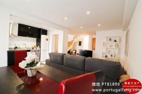 葡萄牙投资移民 葡萄牙房产 葡萄牙移民房产 移民房产 葡萄牙留学 Portot近地铁翻新优质公寓T3 + 1复式2卫售价24万€132㎡