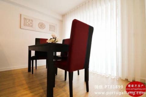 葡萄牙投资移民 葡萄牙房产 葡萄牙移民房产 移民房产 葡萄牙留学 Portot近地铁翻新优质公寓T3 + 1复式2卫售价24万€132㎡