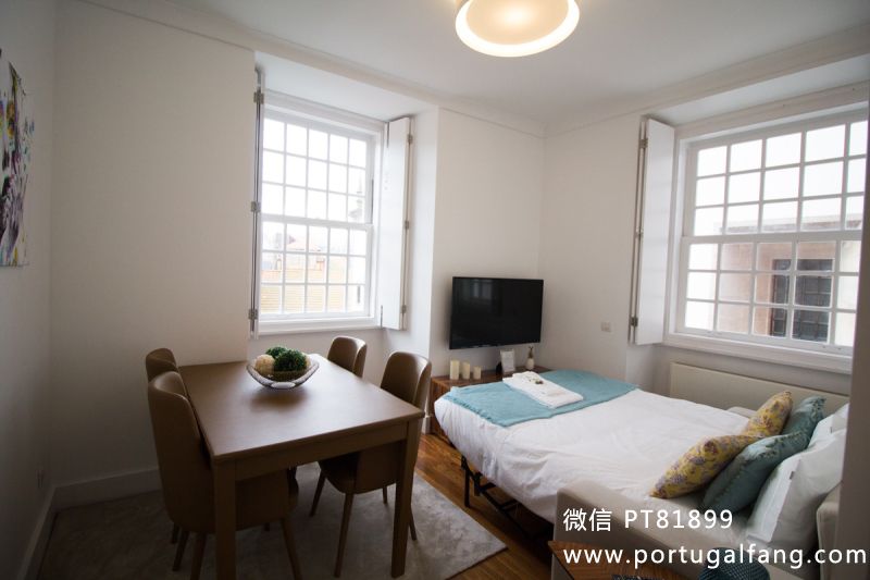 Porto市中心河边公寓1室1卫精装修售42.5万€带车库 葡萄牙投资移民 葡萄牙房产 葡萄牙移民房产 移民房产 葡萄牙留学