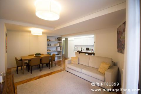 葡萄牙投资移民 葡萄牙房产 葡萄牙移民房产 移民房产 葡萄牙留学 Porto市中心近地铁公寓2室2卫精装修售53.5万€带车库
