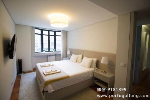 葡萄牙投资移民 葡萄牙房产 葡萄牙移民房产 移民房产 葡萄牙留学 Porto市中心近地铁公寓2室2卫精装修售53.5万€带车库
