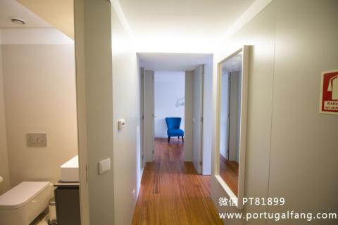 葡萄牙投资移民 葡萄牙房产 葡萄牙移民房产 移民房产 葡萄牙留学 Porto市中心近地铁公寓2室2卫精装修售53.5万€带车库