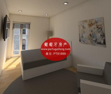 葡萄牙投资移民 葡萄牙房产 葡萄牙移民房产 移民房产 葡萄牙留学 里斯本市中心近地铁公寓T2室出售370 000 €带车位