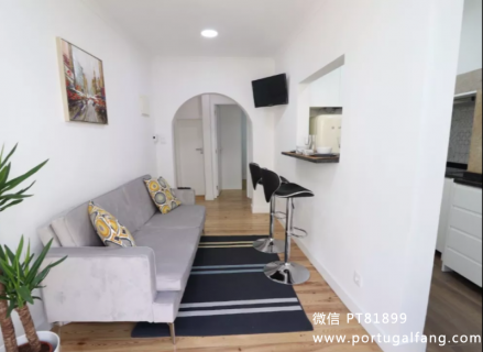葡萄牙投资移民 葡萄牙房产 葡萄牙移民房产 移民房产 葡萄牙留学 Lisboa市中心Arroios全面翻新T1室公寓19.8欧