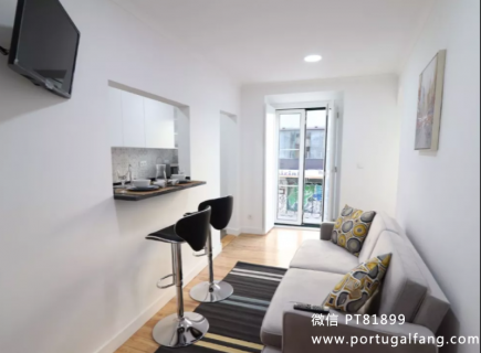 葡萄牙投资移民 葡萄牙房产 葡萄牙移民房产 移民房产 葡萄牙留学 Lisboa市中心Arroios全面翻新T1室公寓19.8欧