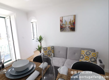 葡萄牙投资移民 葡萄牙房产 葡萄牙移民房产 移民房产 葡萄牙留学 Lisboa市中心Arroios全面翻新T1室公寓19.8欧