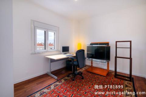 葡萄牙投资移民 葡萄牙房产 葡萄牙移民房产 移民房产 葡萄牙留学 里斯本翻新精装修公寓T2室1厅全新厨房设备电器34.5万欧