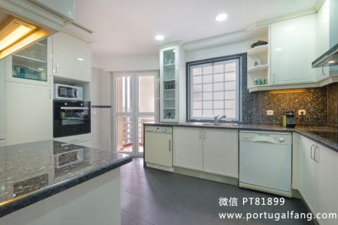 葡萄牙投资移民 葡萄牙房产 葡萄牙移民房产 移民房产 葡萄牙留学 里斯本翻新精装修公寓T2室1厅全新厨房设备电器34.5万欧