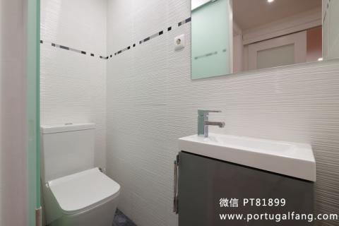 葡萄牙投资移民 葡萄牙房产 葡萄牙移民房产 移民房产 葡萄牙留学 里斯本翻新精装修公寓T2室1厅全新厨房设备电器34.5万欧