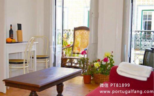 葡萄牙投资移民 葡萄牙房产 葡萄牙移民房产 移民房产 葡萄牙留学 里斯本Misericórdia区T4室公寓近地铁站39,5万欧