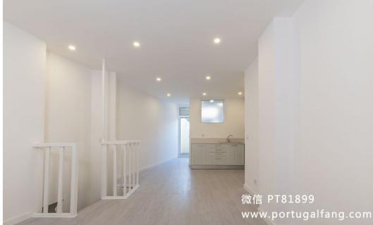 葡萄牙投资移民 葡萄牙房产 葡萄牙移民房产 移民房产 葡萄牙留学 里斯本Campolide全翻新优质复式公寓T2+1室 19.7万€