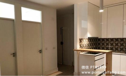 葡萄牙投资移民 葡萄牙房产 葡萄牙移民房产 移民房产 葡萄牙留学 里斯本Arroios全翻新精装公寓T2室1卫售27.5万€
