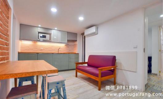 葡萄牙投资移民 葡萄牙房产 葡萄牙移民房产 移民房产 葡萄牙留学 里斯本Arroios全翻新精装公寓T4室带露台39.9万€