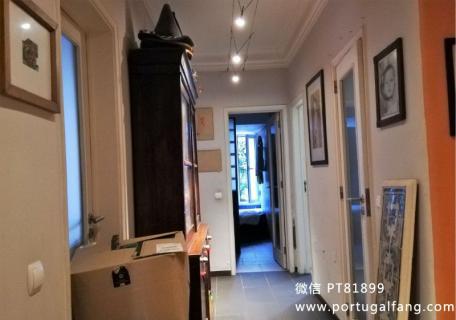 葡萄牙投资移民 葡萄牙房产 葡萄牙移民房产 移民房产 葡萄牙留学 里斯本 Almirante Reis大道上T4室带院子40万€