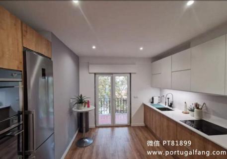 葡萄牙投资移民 葡萄牙房产 葡萄牙移民房产 移民房产 葡萄牙留学 里斯本Cascais国际学校学区房全翻新海景复式公寓T3室 46万欧