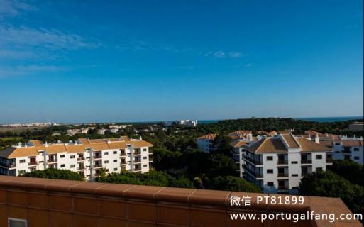 葡萄牙投资移民 葡萄牙房产 葡萄牙移民房产 移民房产 葡萄牙留学 Faro阿尔加维优质复式公寓T3室3卫带大露台售49.5万€