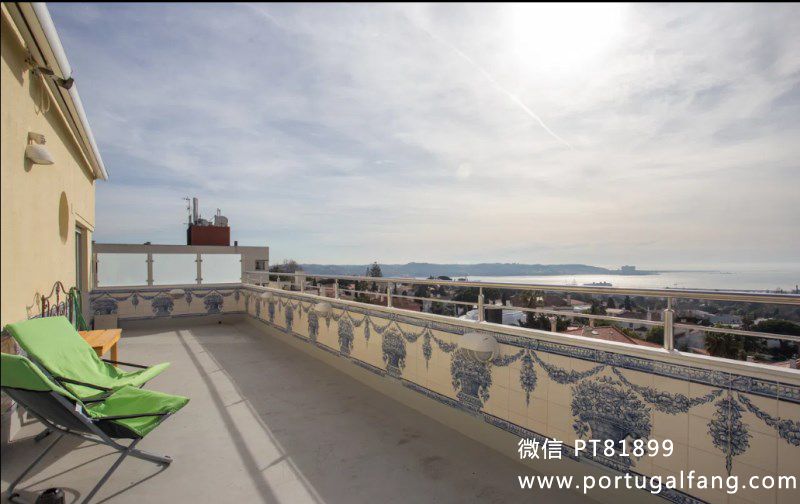 Lisboa贝伦区河景公寓带大露台1室1卫售35万欧 葡萄牙投资移民 葡萄牙房产 葡萄牙移民房产 移民房产 葡萄牙留学
