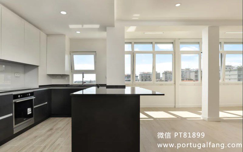 里斯本Oeiras全翻新海景公寓T3室35万欧 葡萄牙投资移民 葡萄牙房产 葡萄牙移民房产 移民房产 葡萄牙留学