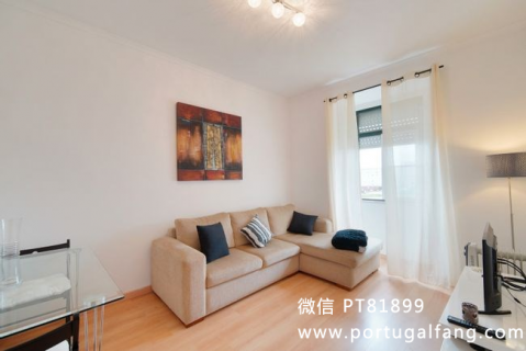葡萄牙投资移民 葡萄牙房产 葡萄牙移民房产 移民房产 葡萄牙留学 葡萄牙里斯本3室1厅公寓出租,红线OLAIAS地铁口海景房